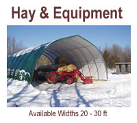 Hay & Equipment Storage - Click Here